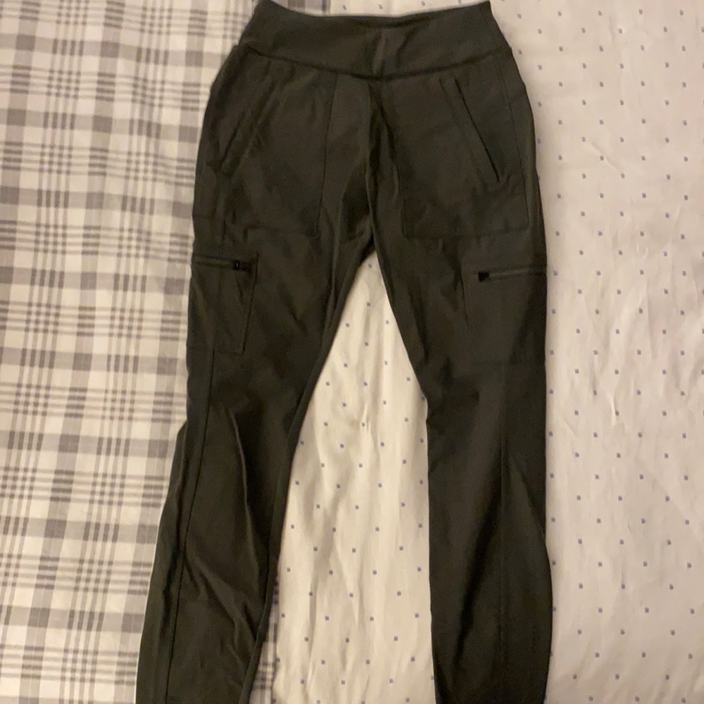 Army green Athleta pants